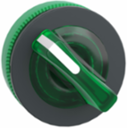 Harmony XB5 Illuminated Selector Switch Head, 30 mm, Green, IP69 Protection