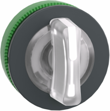 Harmony XB5 Illuminated Selector Switch Head, 30mm, 3 Positions, IP69K