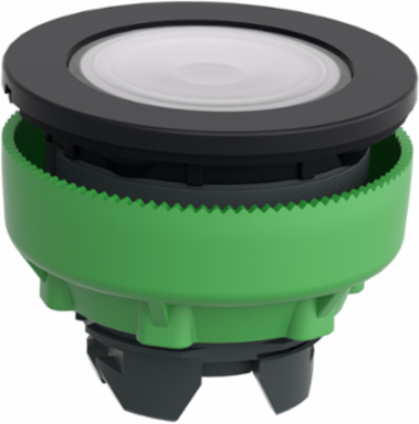 Harmony XB5 Antimicrobial Pilot Light Head, 30mm, Universal LED, White