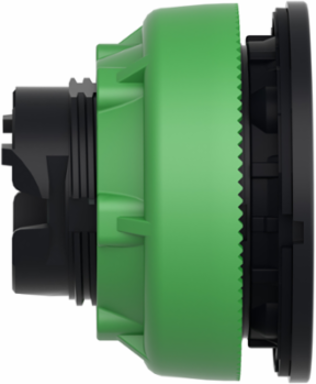 Head for pilot light, Harmony XB5, orange, 30mm, universal LED, plain lens