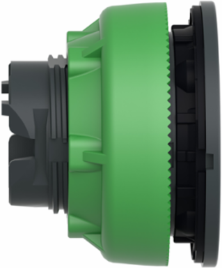 Head for illuminated push button, Harmony XB5, red, 30mm, universal LED, plain lens