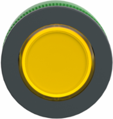 Harmony XB5 30mm Yellow Antimicrobial Illuminated Push Button Head