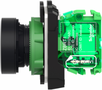Wireless Push Button Transmitter, 22mm, Spring Return, IP66/IP67