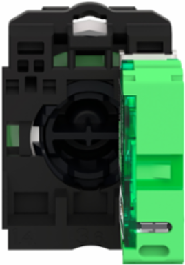 Wireless Push Button Transmitter, 22mm, Spring Return, IP66/IP67
