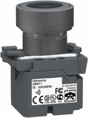 Wireless Batteryless Push Button Transmitter, 22 mm, Spring Return, IP66