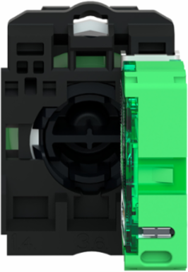 Wireless Batteryless Push Button Transmitter, 22 mm, Spring Return, IP66
