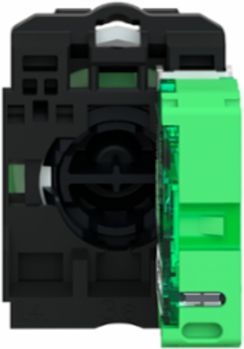 Wireless Batteryless Push Button Transmitter, 22 mm, Spring Return, IP66