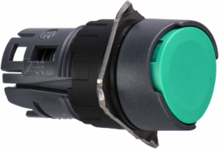 Harmony XB6 Green Flush Push Button Head 16mm, Spring Return