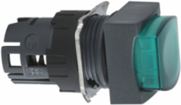 Harmony XB6 16mm Green Projecting Illuminated Push Button, Spring Return, IP65