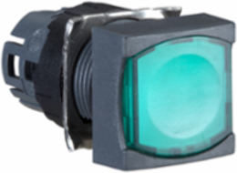 Harmony XB6 Green Square Flush Illuminated Push Button Head 16mm