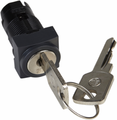 Harmony XB6 Square Selector Switch Head 16mm 2-Position Key Operated