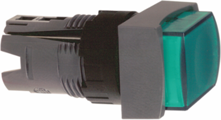 Harmony XB6 Green Rectangular Illuminated Push Button 16mm 12-24V