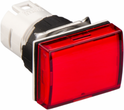Harmony XB6 16mm Red Rectangular Pilot Light Head with Integral LED