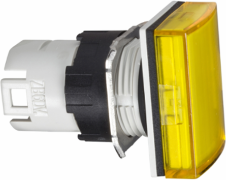 Harmony XB6 Rectangular Yellow Pilot Light Head 16mm with Integral LED