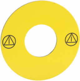 Harmony XB6 45mm Unmarked Legend for Emergency Stop Button
