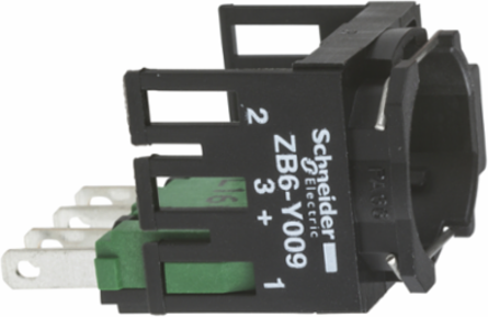 Harmony XB6 Push Button Body, 16mm, IP65, 2 NC Faston Connector