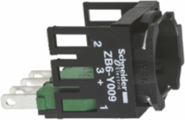 Harmony XB6 Push Button Body, 16mm, IP65, 2 NC Faston Connector