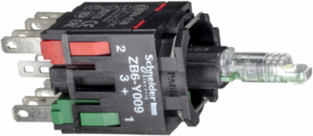Harmony XB6 Illuminated Push Button, Green Light, 12-24V, 1NO