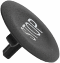 Harmony XB4 Black Cap marked STOP for Ø22 mm Pushbutton