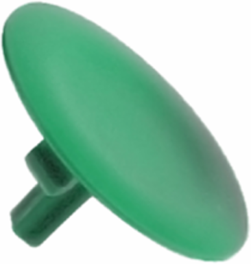 Harmony XB4 22mm Green Flush Push Button Cap, Unmarked