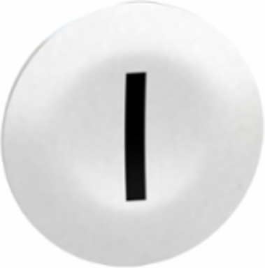 Harmony XB4 Round Marked Push Button Cap White Ø22 mm