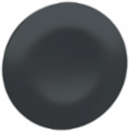 Black Round Push Button Cap for Harmony XB4, Ø22 mm