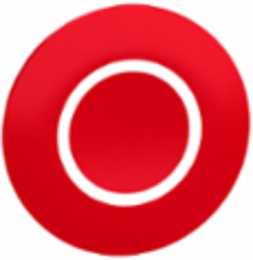 Red Marked Push Button Cap Ø22, Round Shape, Ergonomic Interface
