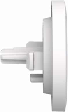 Antimicrobial Push Button Cap for Harmony XB4/XB5, White, Flush Mount