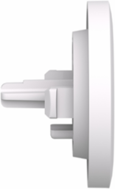 Antimicrobial Push Button Cap for Harmony XB4/XB5, White, Flush Mount