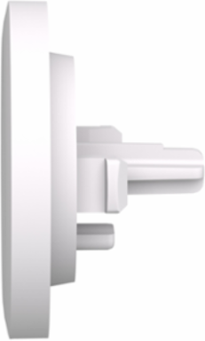 Antimicrobial Push Button Cap for Harmony XB4/XB5, White, Flush Mount