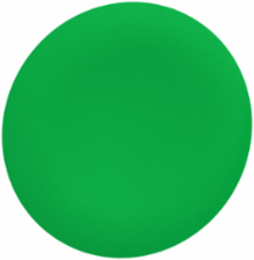 Antimicrobial Push Button Cap, Green, Flush Mount, Compatible with Harmony XB5/XB4