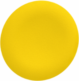 Antimicrobial Push Button Cap, Yellow, for Harmony XB4/XB5