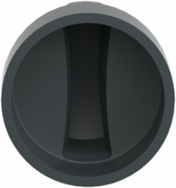 Harmony XB4 22mm Black Boot for Selector Switch, Chemical Resistant