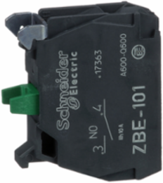 Harmony XB4 Single Contact Block 1NO, IP20, -40-70°C