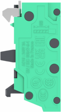 Harmony XB4 Single Contact Block, 1NO, IP20, 10A, Silver Alloy