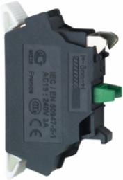 Harmony XB4 Single Contact Block, 1NO, IP20, 10A, Silver Alloy