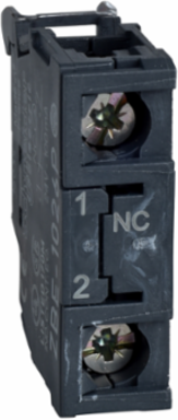 Harmony XB4 Single Contact Block, 1 NC, IP69K, Low Power Switching