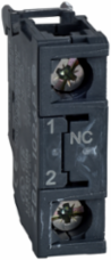 Harmony XB4 Single Contact Block, 1 NC, IP69K, Low Power Switching