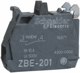 Harmony XB4 Single Contact Block 1NO, Screw Clamp Terminal, IP20, -40 to 70 °C