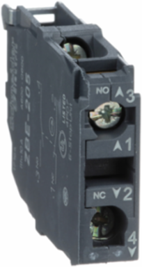 Double Contact Block Harmony XB4, 1NO+1NC, IP20 Protection