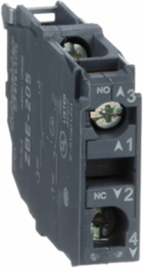 Double Contact Block Harmony XB4, 1NO+1NC, IP20 Protection