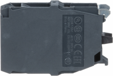 Double Contact Block Harmony XB4, 1NO+1NC, IP20 Protection