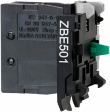 Harmony XB4 High Power Switching Contact Block, 1 NO, IP69K, 10 A