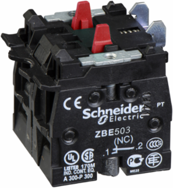 Harmony XB4 High Power Switching Contact Block, 2NO, IP20, 10A