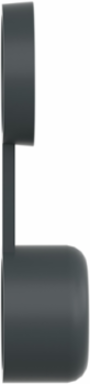 Harmony XB4 Keyhole Protective Cover for 22mm Switch, Rubber, Black