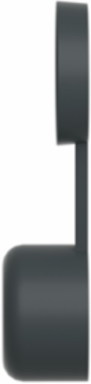 Harmony XB4 Keyhole Protective Cover for 22mm Switch, Rubber, Black