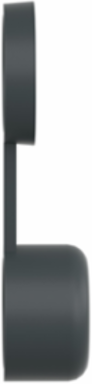 Harmony XB4 Keyhole Protective Cover for 22mm Switch, Rubber, Black
