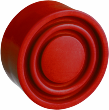 Harmony XB4/XB5 Red Flush Pushbutton Boot, 22mm Round Shape