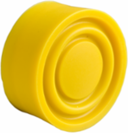 Harmony XB5 Circular Pushbutton Boot 22 mm Round Yellow