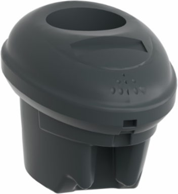 Harmony XB5R Empty Handy Box, 22mm Cut Out, IP65, Dark Grey